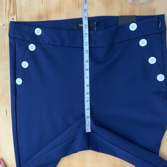 Torrid Retro Bue Sailor Ponte Knit Cropped Pants Sz 18 - Picture 11 of 12